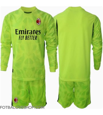 AC Milan Brankářské Dětské Alternativní Dres 2024-25 Dlouhý Rukáv (+ trenýrky)